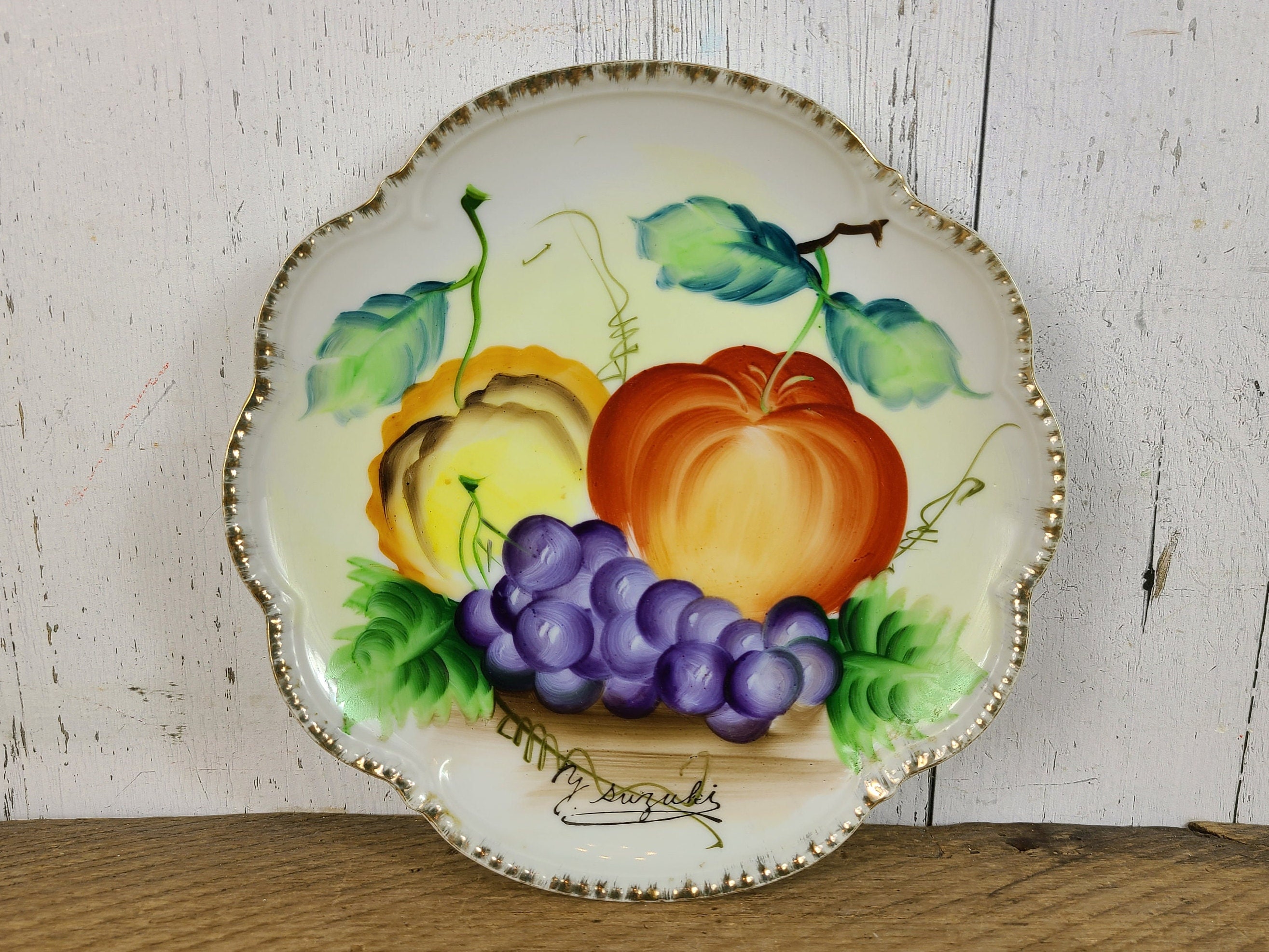 Fruit on Plate Art - Etsy Canada