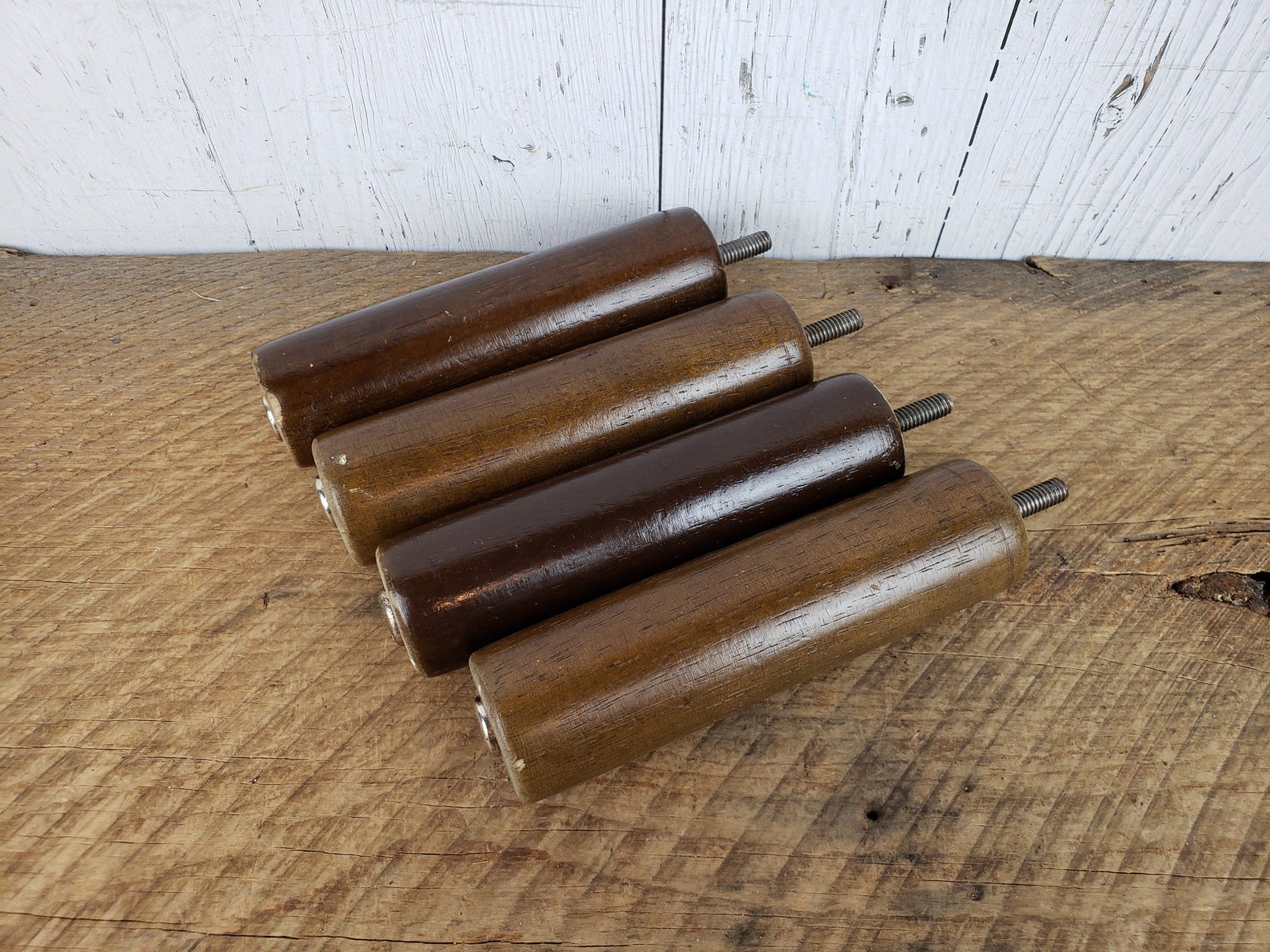 Vintage Set of 4 MCM Wood Furniture Legs Replacement Legs for Etsy UK