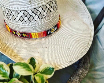 Beaded hat band