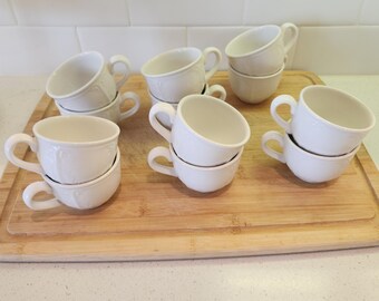 Villeroy & Boch Cortina 2000 Demitasse Espresso Tassen Set aus 12 Stück Porzellan NEU