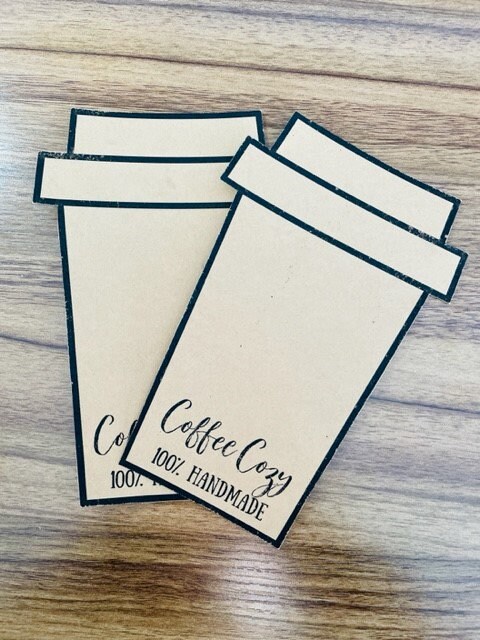 Pre-printed Cut Out Cup Cozy Template Cup Cozy Cardstock - Etsy