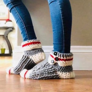 Crochet slippers - Slippers - Socks - Crochet Socks - Warm slippers