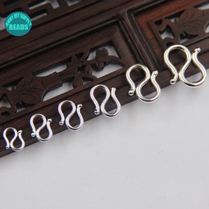 S-hook Clasps With Double Sided Rope Wrap Design, Twelve 12 Gunmetal  Finished S-hook Clasp, Jewelry Supplies, Necklace Supplies, Item373m 