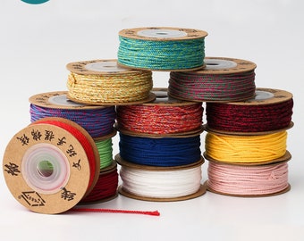 Handmade Cotton Twisted cord,Macrame Cord,Bracelet Cotton Cord,handmade bracelet Cord,Tassel Cord
