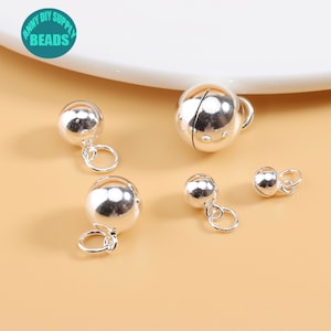5-18mm 1/5/10PCS S925 Sterling Silver bell charm pendant,Silver Bell pendant