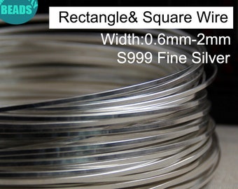 S999 Fine Silver Wire,Flat Silver Wire,Half Hard or Dead Soft Silver Wire,Wire Wraped Jewelry Silver Wire,JEWELLERY SILVER line