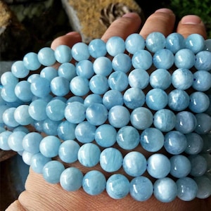 Genuine Natural Aquamarine beads,Blue gemstone beads,Jewelry beads,Aquamarine gemstone beads,Full Strand 15.5inch