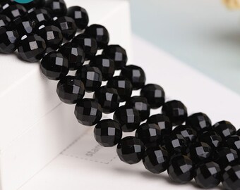 Natural Onyx Semi Precious Gemstone Loi Rare Beads for Jewelry 6.5inch Strand AAA Onyx Gemstone 8x12mm Barrel Tube Rice Faceted Beads