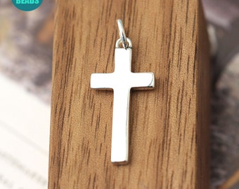 Equal cross pendant Religious cross pendant Religious cross charm Vintage equal cross silver charm Silver cross Cross pendant