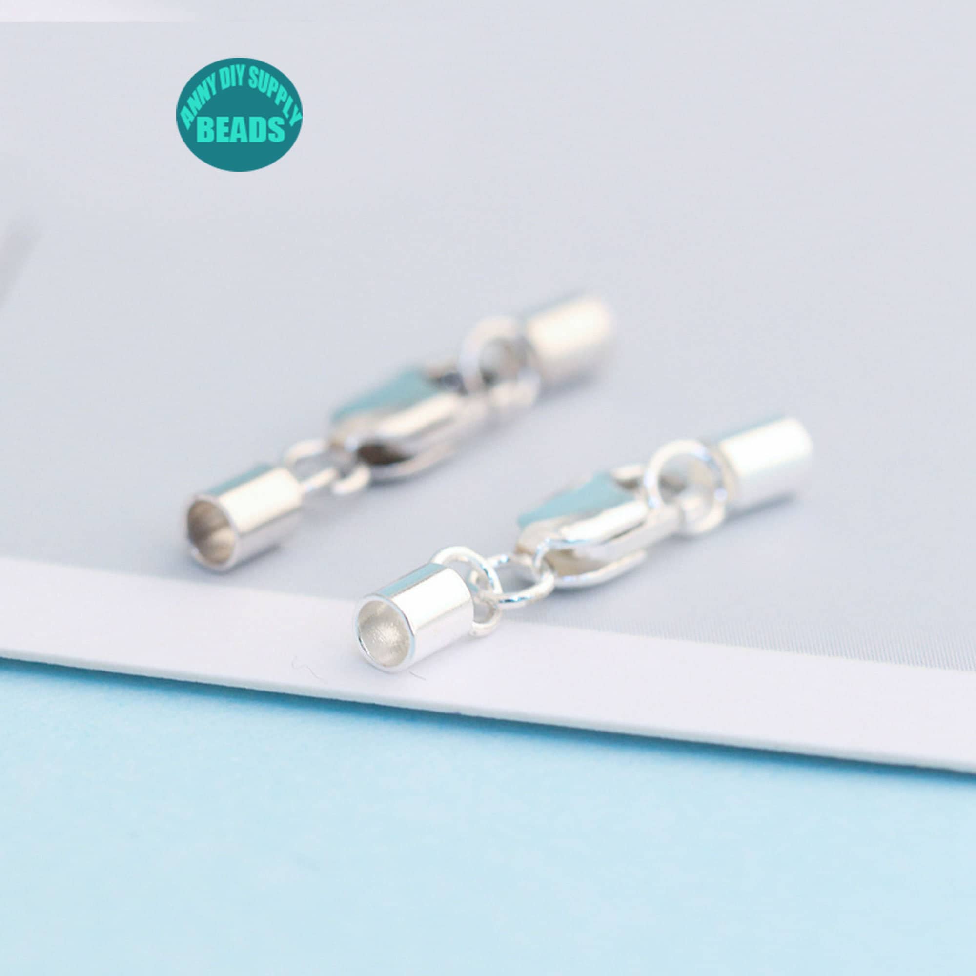 1/2/5/10 Set Sterling Silver Cord Ends Capend Caps Clasps Etsy UK