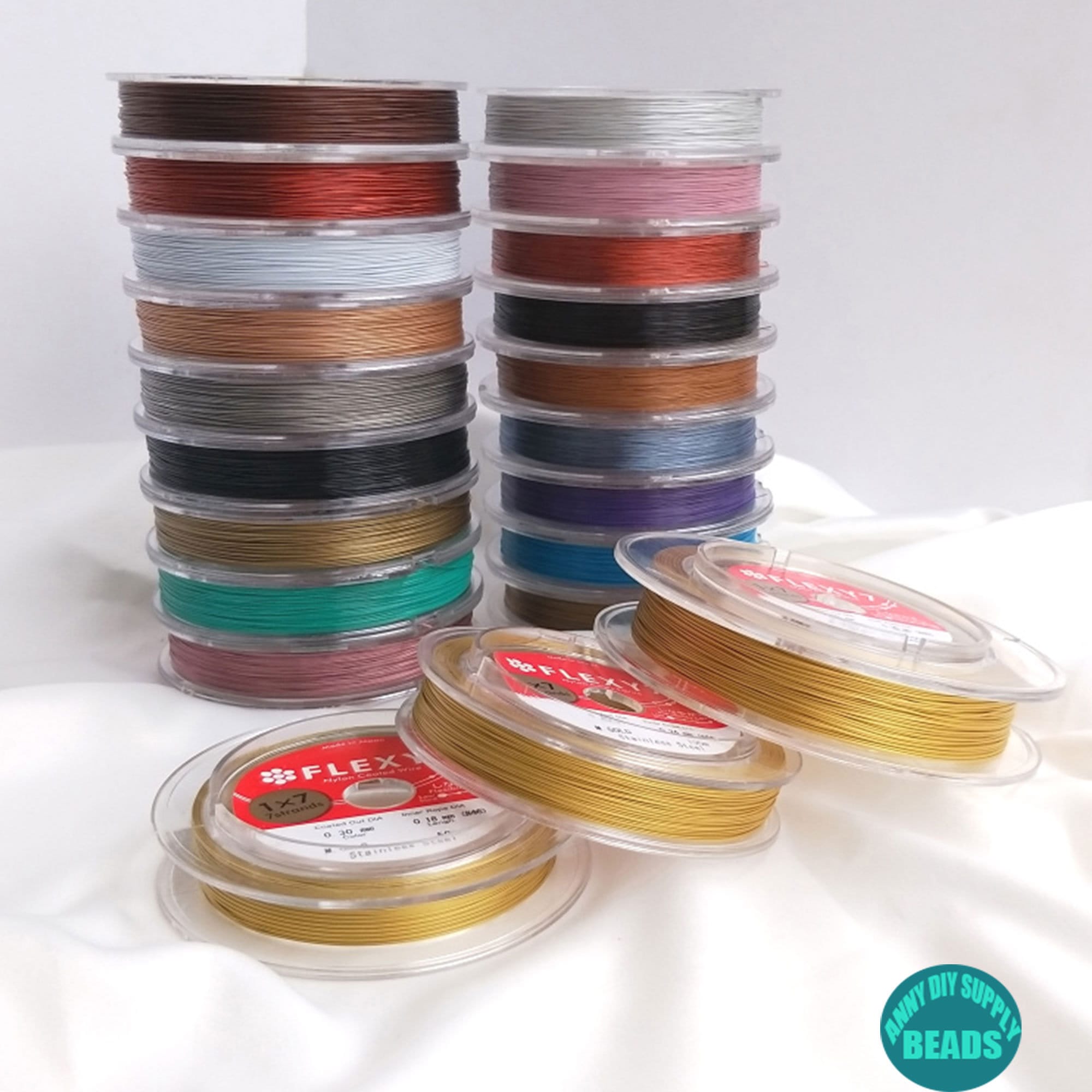 1 Meter 0.3/0.4/0.6mm FLEXY7 Japan Soft Steel Wire,jewelry Making