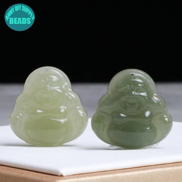 1PC Nephrite Jade Buddha Necklace Pendant,Jade Pendant,Buddha Pendant,Jade Necklace Pendant