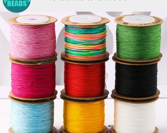 0.4mm Polyester cord,Macrame Cord,Key Chain Macrame Cord,Handmade Bracelet Cord,#71 Nylon Cord Thread ,Cord for Tiny Beads
