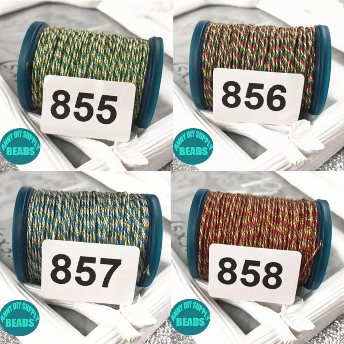 New Brilliant Macrame Waxed Cordwaxed Ropemacrame Waxed Etsy New Zealand