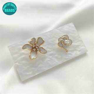 Zevmi Orecchini A Fiore Di Rosa Con Zirconia Cubica – Placcati Oro 14K, Anallergici, Confezione Regalo