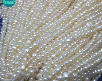 9-11mm Freeform Baroque Freshwater Pearl Jewelry Making Spacer Beads Strand 15/"
