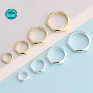 10PCS Sterling Silver Bead Frame,Sterling Silve Bead Findings,Sterling Silver Circle Bead Frame
