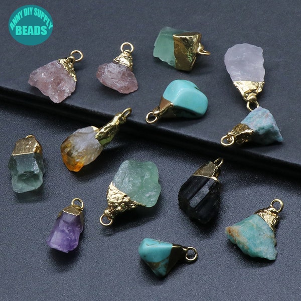 Natural Gemstone Pendant,Raw stone Pendant,Necklace Pendant,Earring Pendant,Gemstone Charm