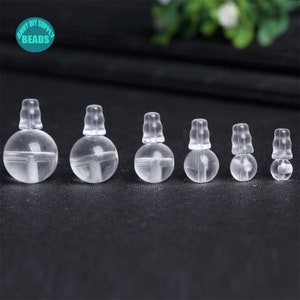 6/8/10/12/14/16mm Cristal transparente cuarzo Guru Beads,Gurú Beads