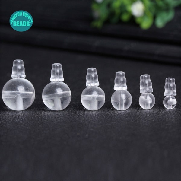 6/8/10/12/14/16mm Clear Crystal quartz Guru Beads,Guru Beads