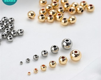 2/3/4/5/6/8mm Stainless Steel Beads,Smooth Round Stainless Steel Beads,Metal Beads,Jewelry Making Beads,jewelry Supply,DIY Metal Beads