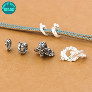 S925 Solid Sterling Silver Dragon Spacer Beads,Silver Spacer Beads,Dragon Beads,Metal Beads,Sterling Silver Bead,Animal beads,Focal Beads