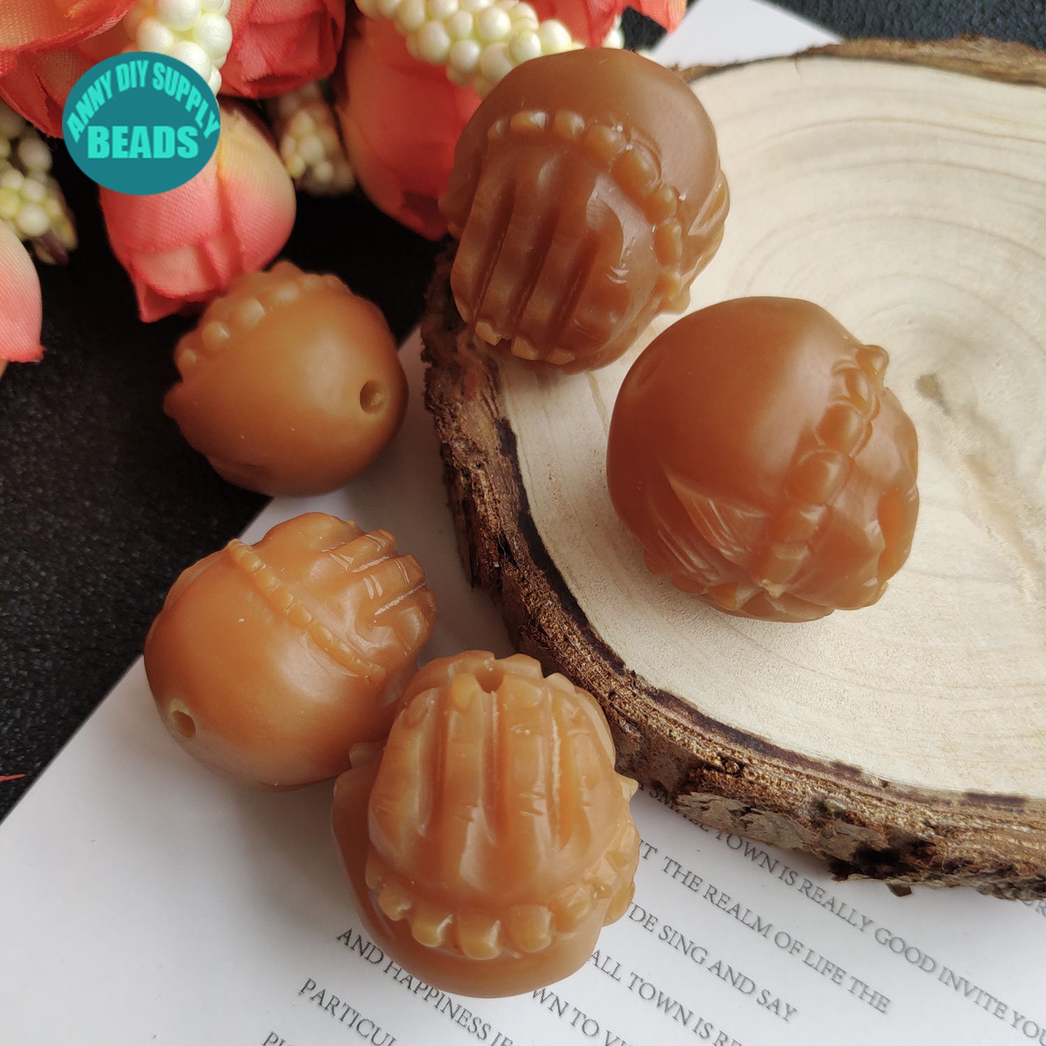 1pcs hand carved Buddha'shand Seed beadsWeathering Bodhi Etsy