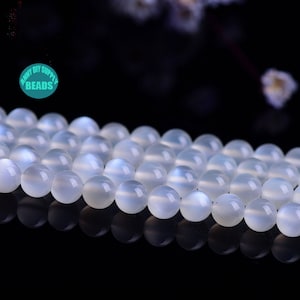 7A Grade 4/5/6/8/10/12mm White Moonstone  Beads,Genuine Natural gemstone beads,Moonstone beads