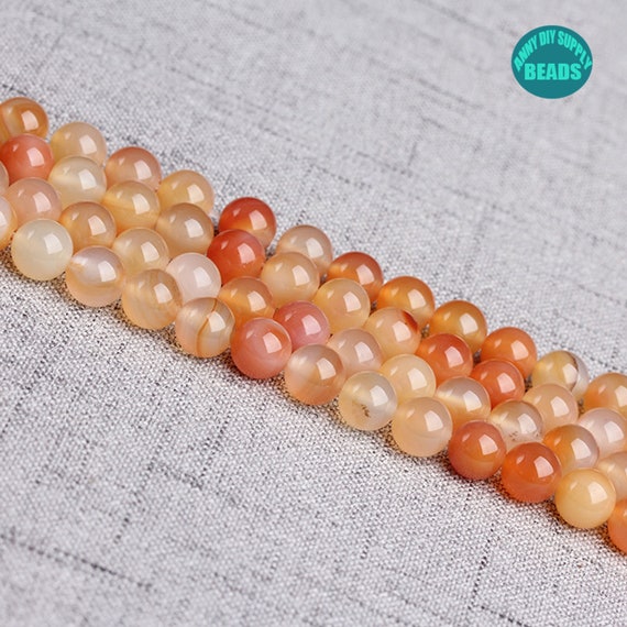 Wholesale Carnelian Round Beads Natural Agate Beads Red Agate