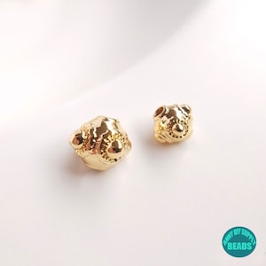 4/10/20/50PCS 14K Gold Plated Brass Spacer beads,Gold Spacer beads,Beacelet Beads,6mm 8mm