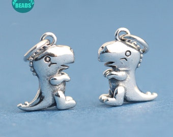 Adorable Sterling Silver Dinosaur Charm Animal Bead fit All Charm Bracelet for Women Girls Mothers Gifts EC359 Adorable Sterling Silver Dinosaur Charm Animal Bead fit All Charm Bracelet for Women Girls Mothers Gifts EC359
