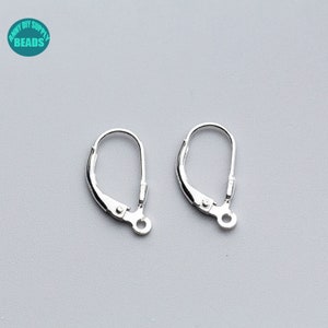 1/5/10/20 Pair S925 Sterling Silver Lever Back Earring Hook,Ear Wire hook
