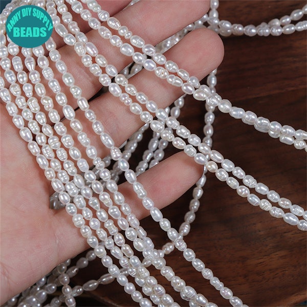3-3.5mm Freshwater Pearl beads,Samll Size Pearl Beads,Circle Pearl Beads,Rice Pearl beads,seed pears