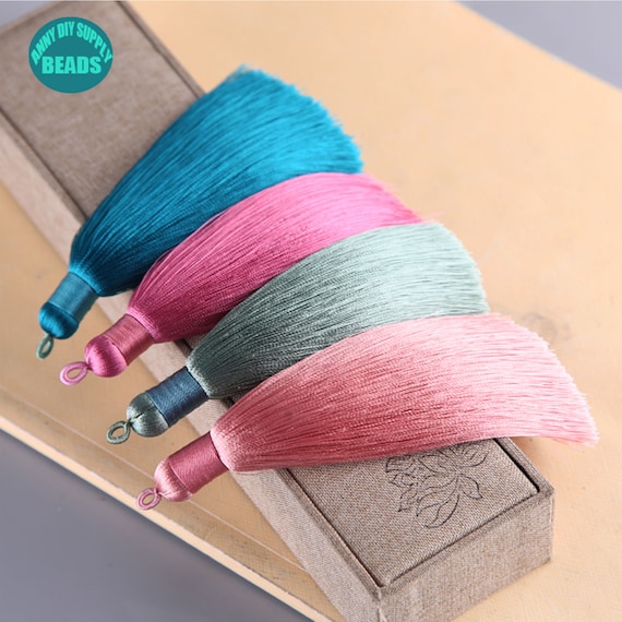 46 Color to choose 12CM Thick Silk Tassel,Tassel Pendant,Mala Tassel Pendant