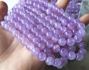 Natural Lavender purple Amethyst Beads,Full Strand,Natural Crystal Beads,Wholesale Crystal Supply,Gemstone beads