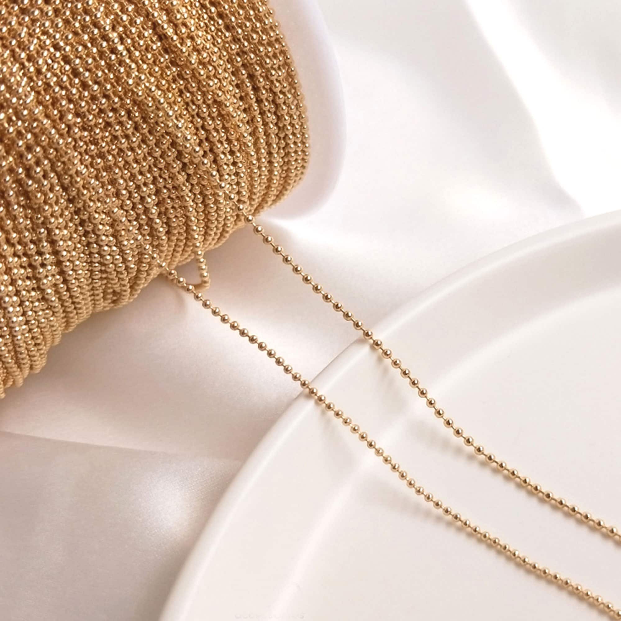 CATENA COLLANA ORO BIANCO 18K 750, SFERE LAVORATE, DIAMANTATE, DIAMETRO 5 MM, PALLINE SFACCETTATE, 50 CM, MADE IN ITALY