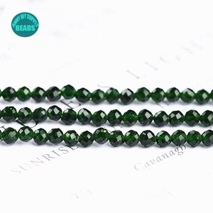 2-6mm Green Sandstone  beads,green Faceted Round beads,Full Strand 15inch