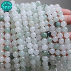 4/6/8/10mm Genuine Natural Jade Beads,Gemstone Natural Gemstone Beads,Smooth Round Gemstone Beads