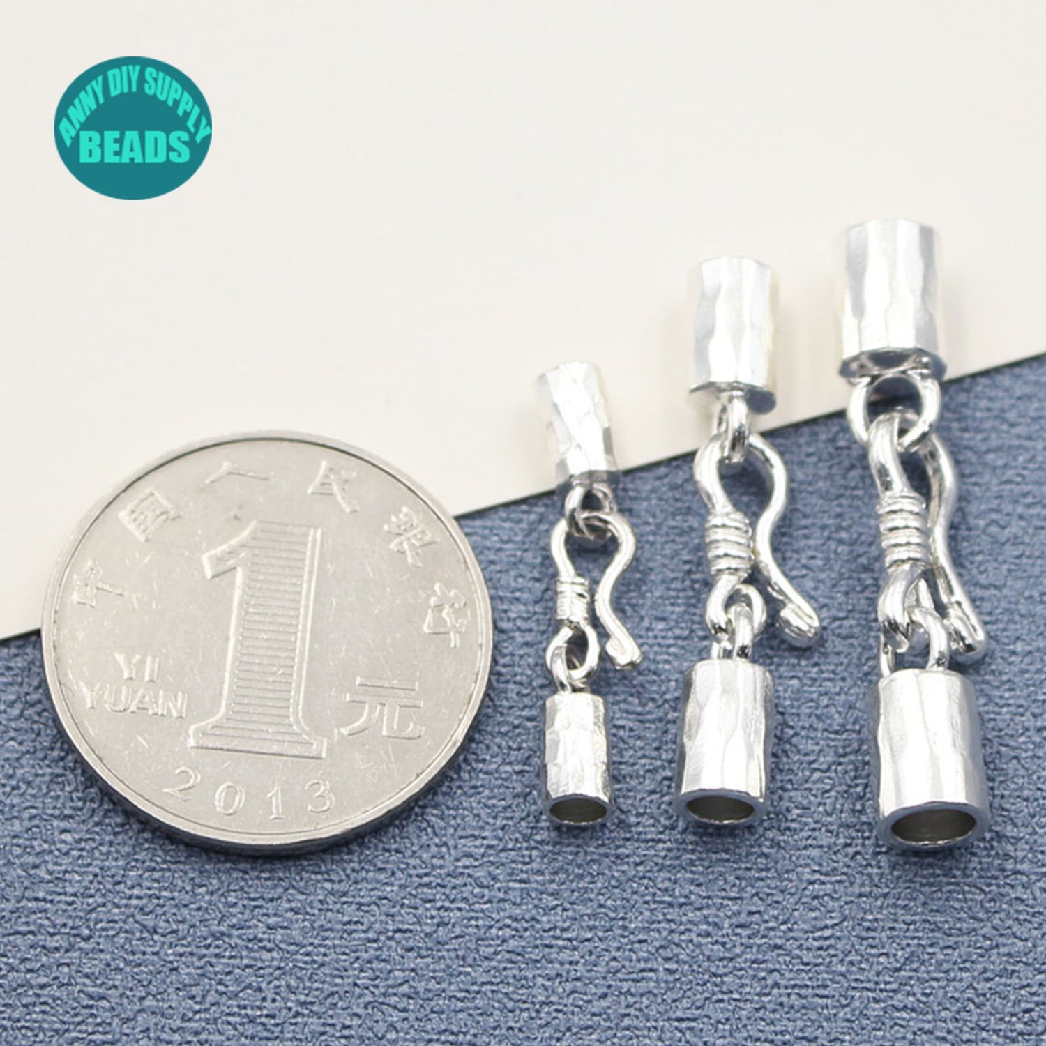 1/2/5/10 Set Sterling Silver Cord Endscord Ends Capend Caps Etsy