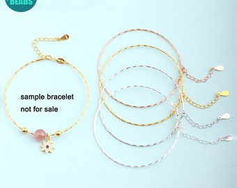 1PC Sterling Silver Adjustable Bracelet Wire,Thin Cuff bracelet,cuff bracelet