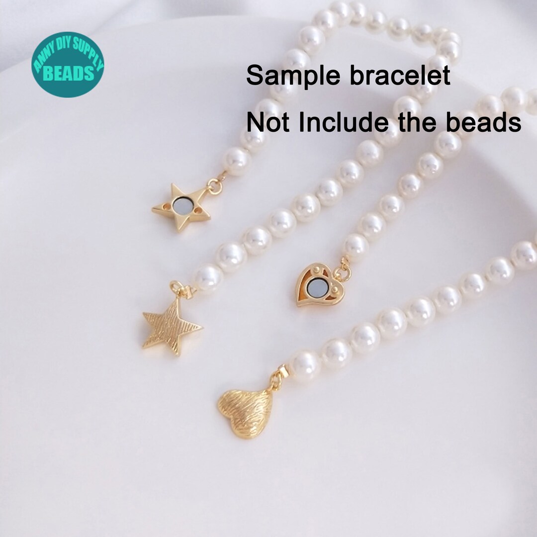 1/5/10/20 Pcs 14K Gold Plated Clasp,bracelet Star