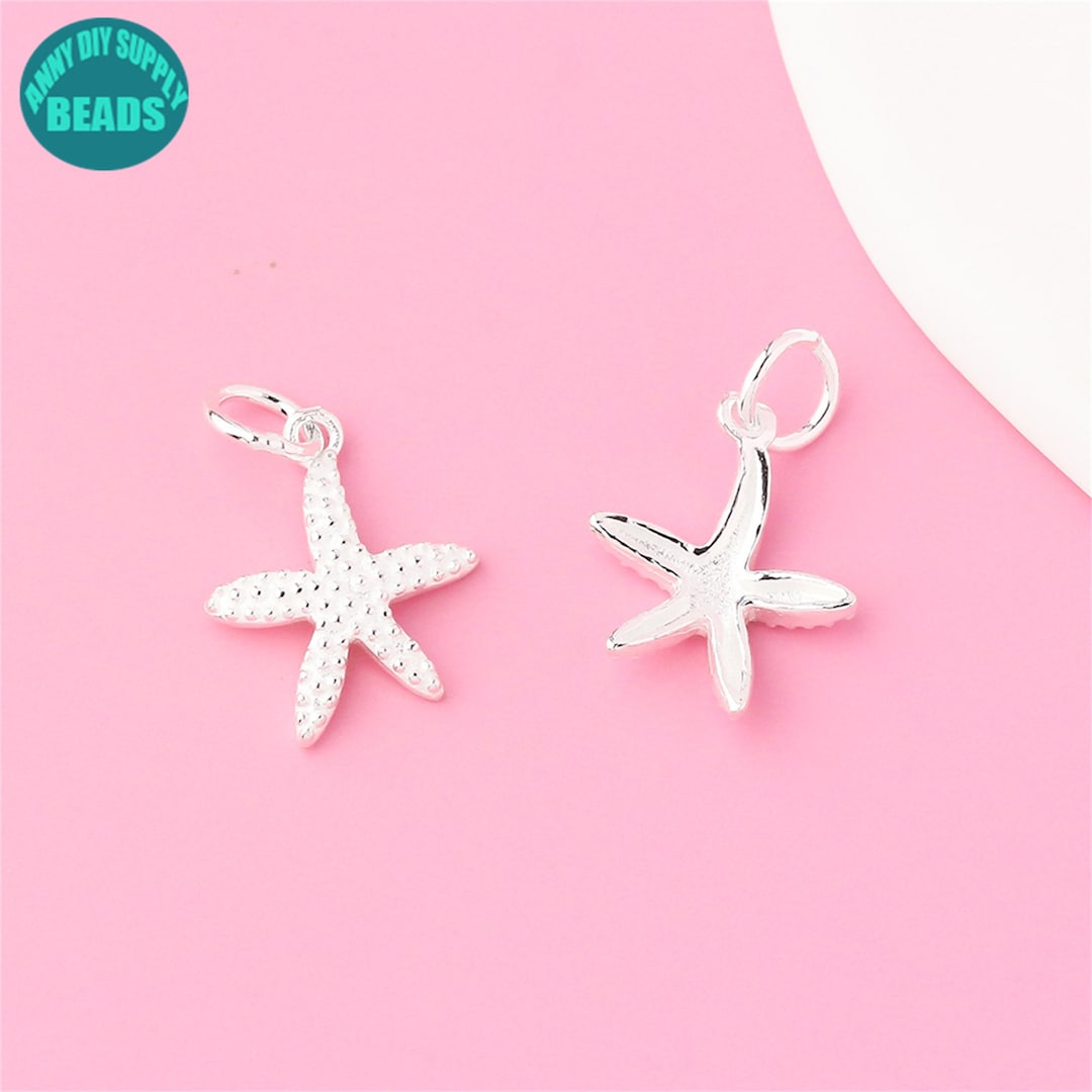 S925 Sterling Silver Starfish Charm: Sea Pendant - Etsy