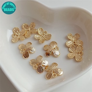 14k Real Gold Plated Butterfly Charm,Gold Plated Charm,Butterfly Pendant,Butterfly Necklace pendant,Bracelet charm,Gold Charm