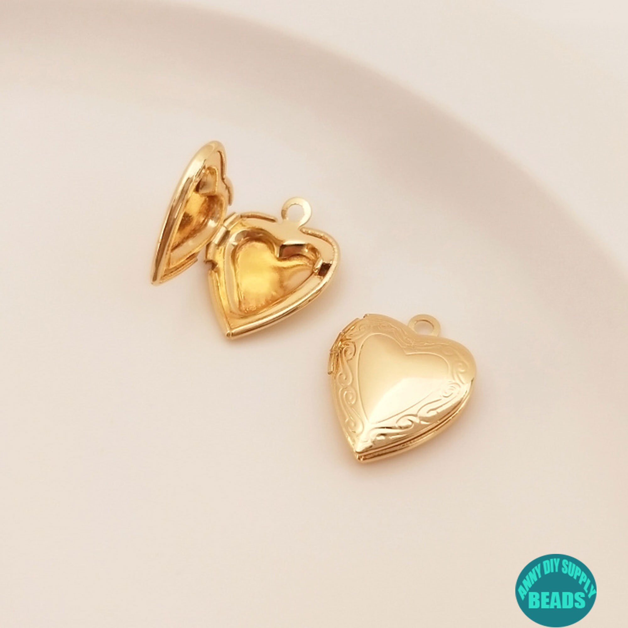 1/2/4/10/20PCS 14K Real Gold Plated Photo Lockets Locket Etsy