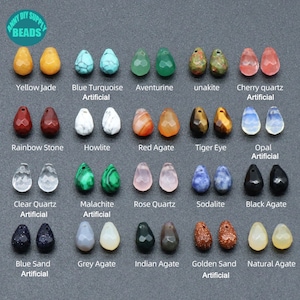 Natural gemstone Drop Pendant,Diamond Pendant,crystal pendant,9x6mm