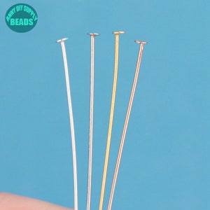 10PCS 20-60mm S925 Sterling Silver Flat Head Pins,Silver Head Pins,T pins,Jewelry Making Supply,sterling silver pin,DIY Jewelry Supply