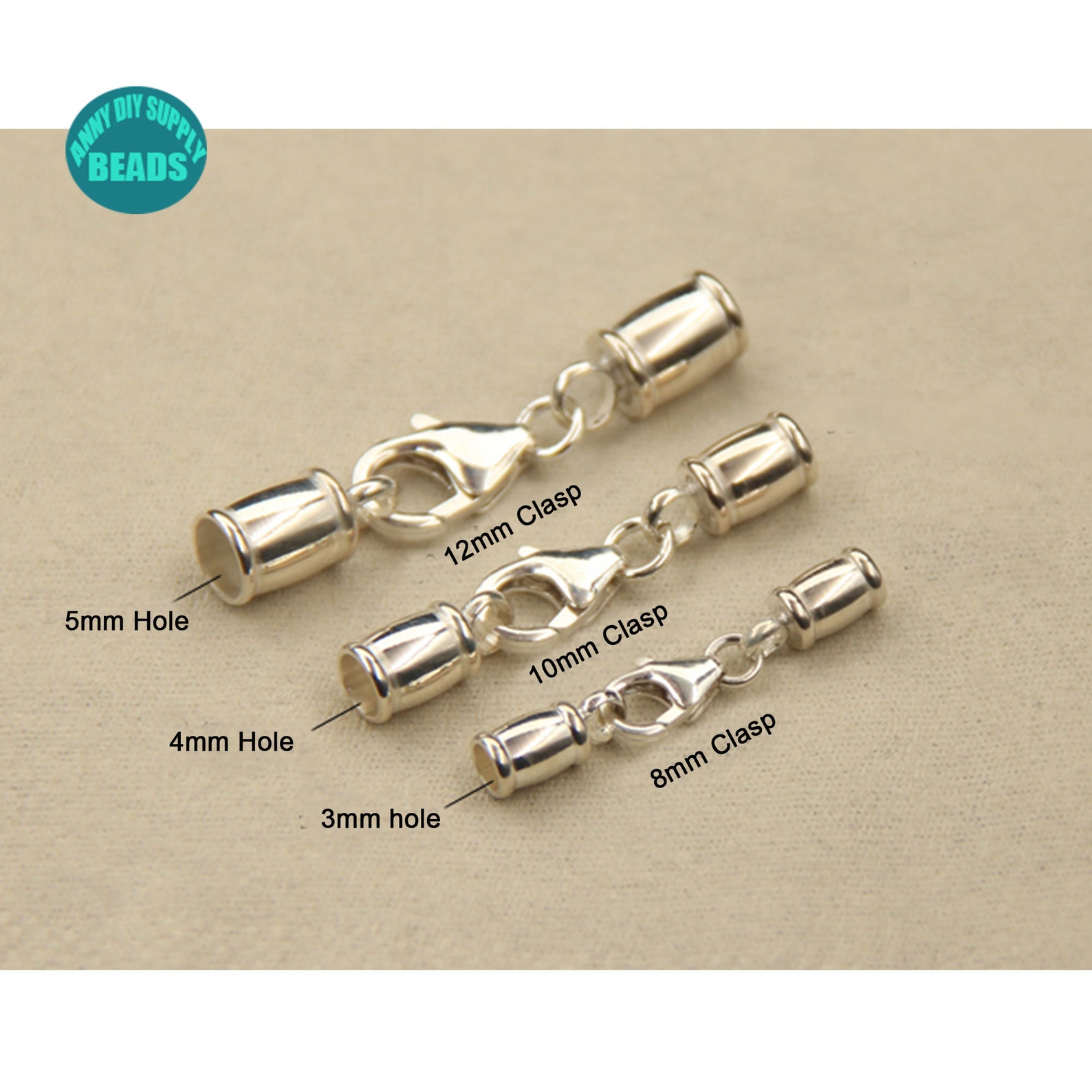 Sterling Silver Cord Endscord Ends Capend Caps Clasps Etsy