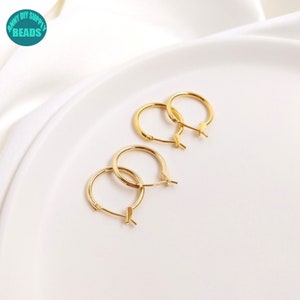 Gold Plated French Earring Hooks,French Hook,Earring Hook