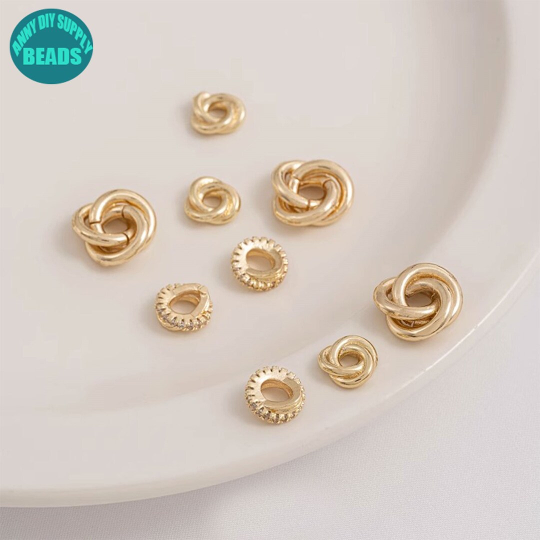 14k Gold Plated Beads,gold Jewelry Beads,rondelle Beads,wheel Beads