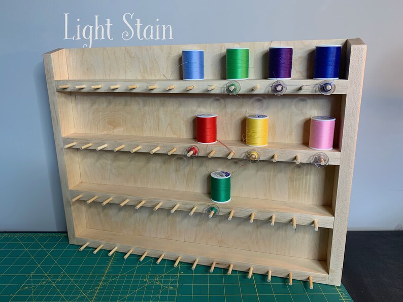 Wallmounted Maple Thread Holder / Thread Organizer for Etsy